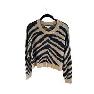 American Eagle Brown Zebra Sweater